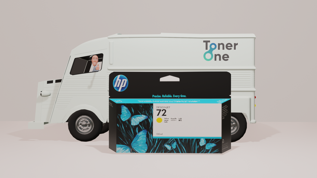 HP 72 Original Ink Cartridge C9373A Yellow