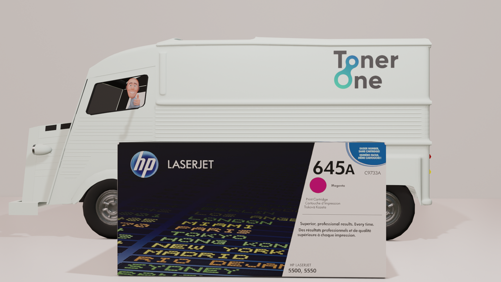 HP 645A Original Toner Cartridge C9733A Magenta