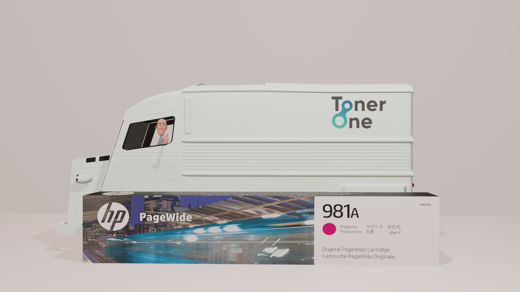 HP J3M69A 981A Original PageWide Cartridge, Magenta, Single Pack