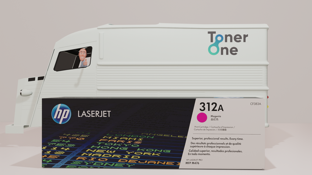 HP  CF383A 312A Magenta Toner Cartridge LaserJet MFP M476 - New