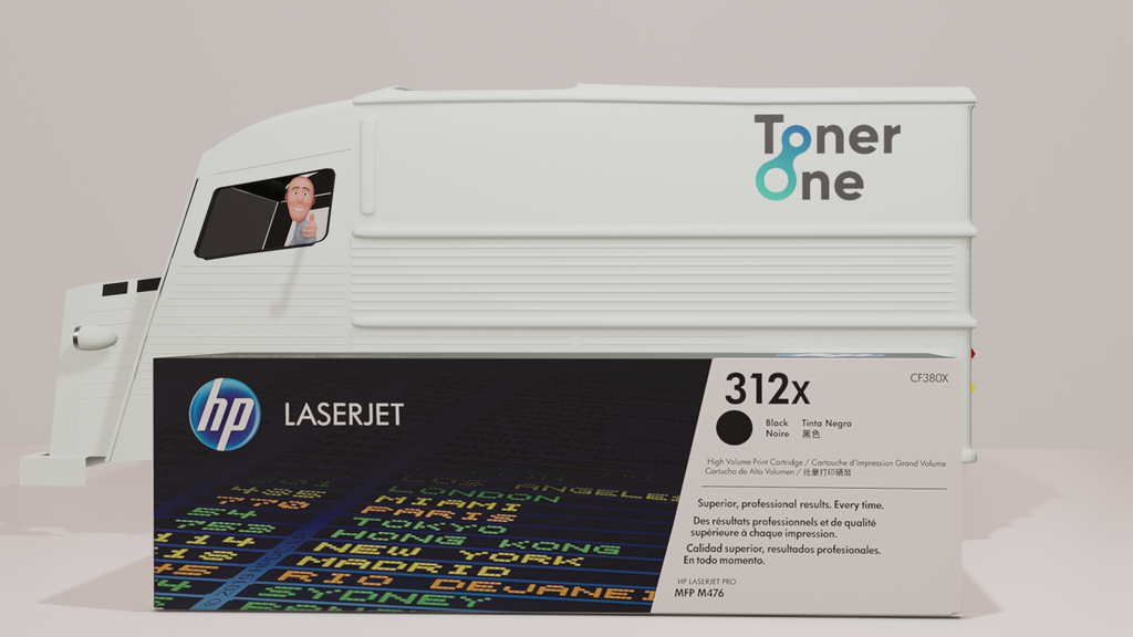 HP CF380X 312X High Capacity Laserjet Black Toner Cartridge - New