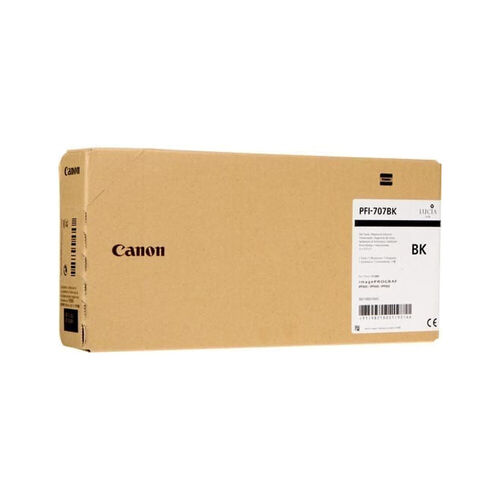Canon PFI-707BK Tank Black 9821B001PF830/40/50 Reduced Warehouse