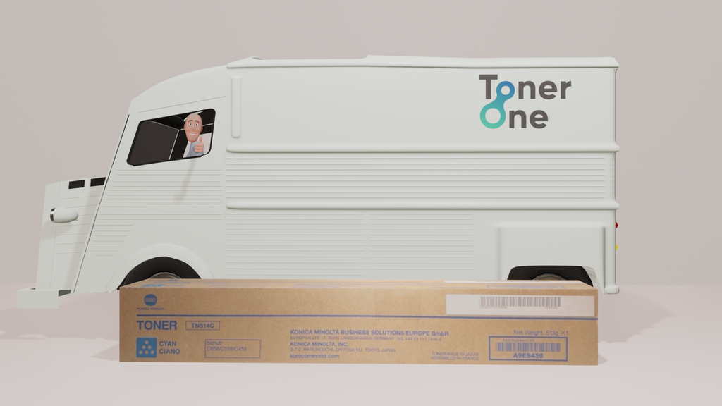 Konica Minolta Genuine TN514C Cyan Toner Cartridge A9E8450 C658 C558 Sealed VAT