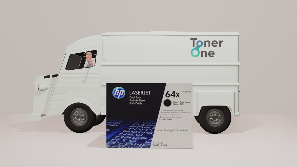 HP CC364XD 64X High Yield Original LaserJet Toner Cartridges, Black, Pack of 2 (copy)