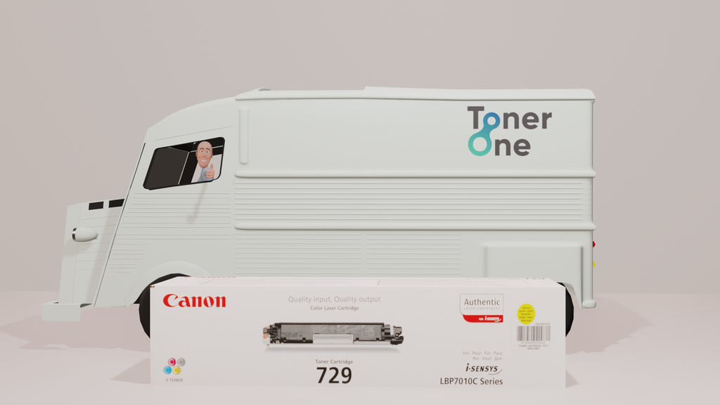 Genuine Canon 729 Yellow Toner Cartridge - New