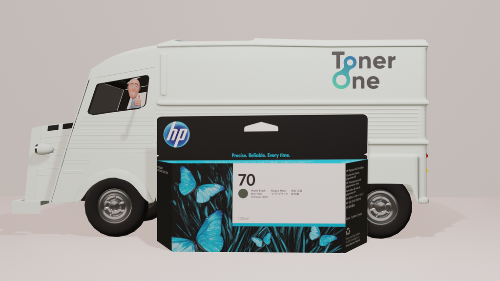 Genuine HP 70 Matte Black Ink Cartridge | C9448A