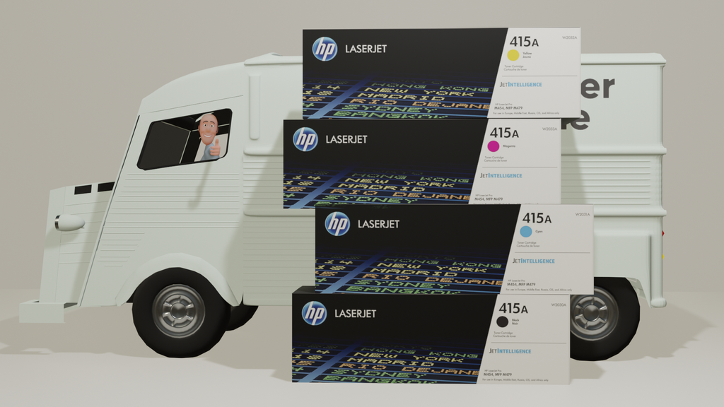 HP 415A Set W2030A W2031A W2032A W2033A CMYK - New