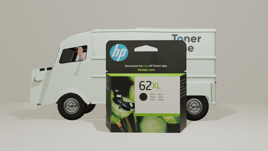 HP 62XL Black & Colour high Capacity Original Ink cartridges, C2P05AE C2P07AE (copy)