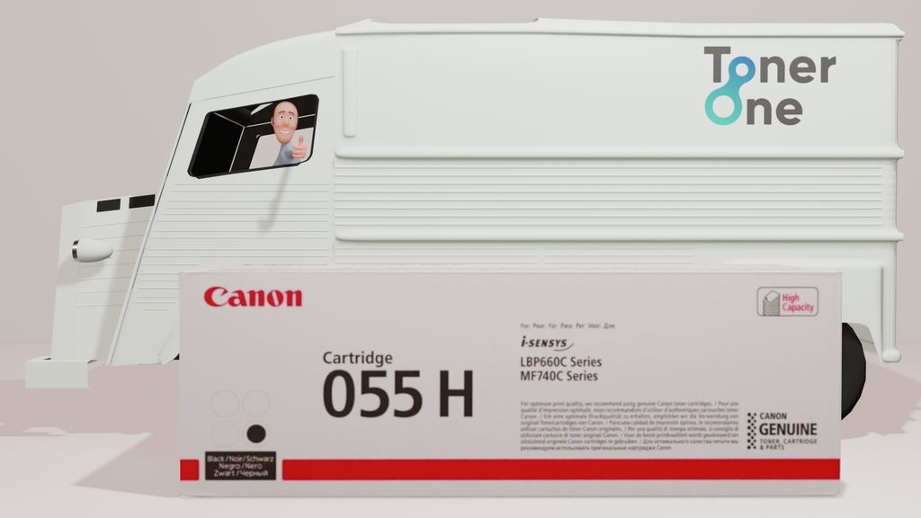 Canon 055 H - Haute capacité - Noir - Originale - cartouche de Toner - Pour imageCLASS LBP664Cdw, MF745Cdw, i-SENSYS LBP663Cdw, LBP664Cx, MF742Cdw, MF744Cdw, MF746Cx, 3020C002