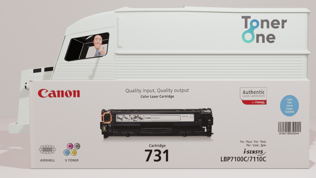 Canon 731 Toner Cartridge - Cyan