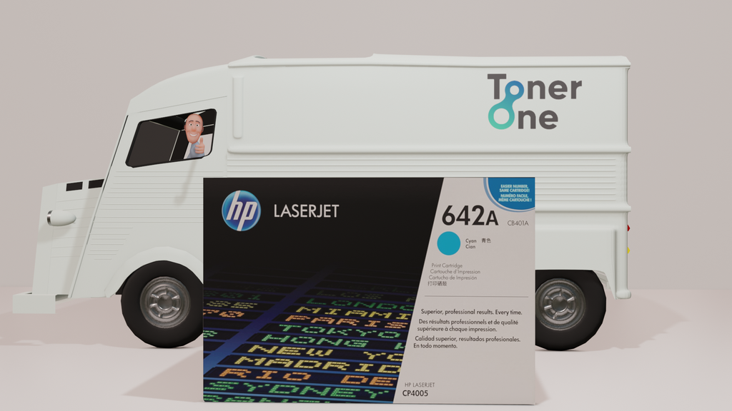 HP CB401A 642A Original LaserJet Toner Cartridge, Cyan, Pack of 1