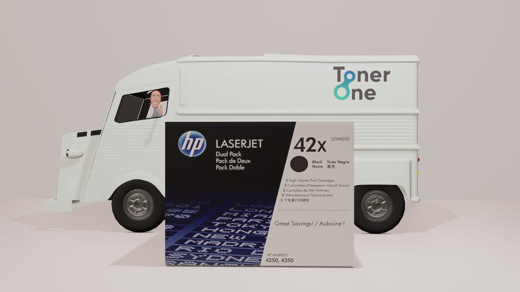 HP Q5942XD 42X High Yield Original LaserJet Toner Cartridges, Black, Multipack
