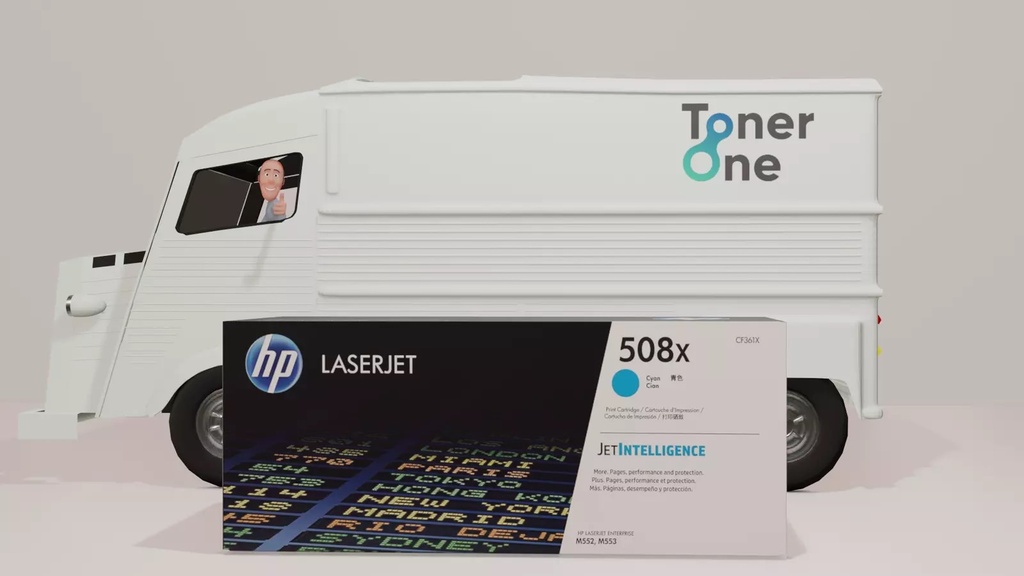 HP Genuine CF361X 508X Cyan Toner Cartridge M552 M553 Sealed VAT Included