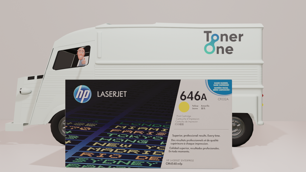 HP CF032A 646A Original Toner Cartridge Yellow