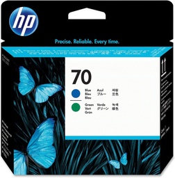 [C9408A|INK|OOD] HP 70 Original Ink Cartridge C9408A class Blue and Green (copy)