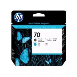 [C9404A|INK|OOD|OPEN] Original HP 70 C9404A Matte Black & Cyan Printhead - Z2100 Z2100GP