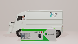 [24B6717|TONER] Lexmark 24B6717 Toner Cartridge - Cyan