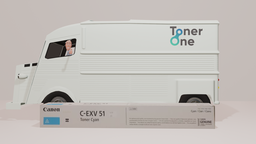 [C-EXV51C|TONER] Canon Original Toner C-EXV51 Cyan 60.000 Pages (0482C002)