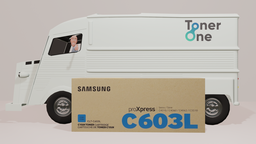 [CLT-C603L|TONER] Samsung SU080A CLT-C603L High Yield Toner Cartridge, Cyan, Pack of 1
