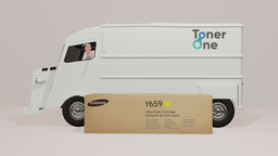 [CLT-Y659S|TONER] Samsung SU570A CLT-Y659S Toner Cartridge, Yellow, Pack of 1