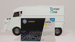 [CB402A|TONER] HP CB402A 642A Original LaserJet Toner Cartridge, Yellow, Pack of 1