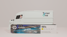 [J3M70A|INK] HP J3M70A 981A Original PageWide Cartridge, Yellow, Single Pack