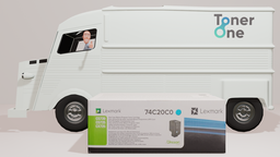 [74C20C0|TONER] Low Capacity Lexmark 74C20C0 Toner Cartridge - Cyan