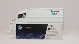 [CF283XC|TONER] HP CF283X Original Toner Cartridge Black 83X - New