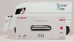 [711M|TONER] Genuine Original Canon 711M Toner Cartridge - Magenta