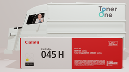 [045HY|TONER] Genuine Canon 045H Yellow High Capacity Toner Cartridge - New