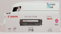 [718M|TONER] Genuine Canon 718M Toner Cartridge - Magenta