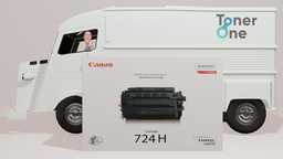 [724H|TONER] Genuine Canon 724H High Capacity Toner Cartridge - Black