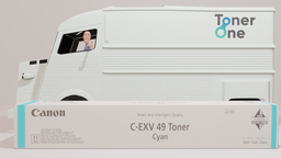 [C-EXV49C|TONER] Genuine Canon C-EXV49C Toner Cartridge - Cyan