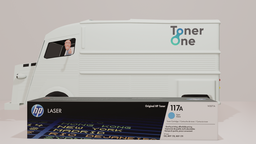 [W2071A|TONER] Genuine HP 117A Standard Laserjet Toner Cartridges - W2071A  -Cyan