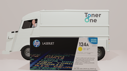 [Q6002A|TONER] Genuine HP 124A Standard Laserjet Toner Cartridges - Q6002A-Yellow