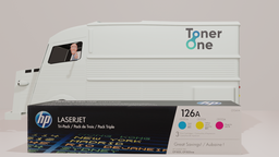 [CF341A|TONER] Genuine HP 126A Tripack Laserjet Toner Cartridge -CF341A