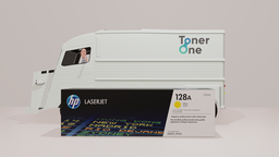 [CE322A|TONER] Genuine HP 128A Standard Laserjet Toner Cartridges -CE322A - Yellow
