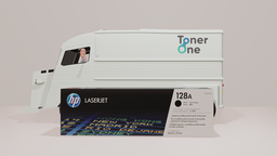 [CE320A|TONER] HP CE320A 128A Original LaserJet Toner Cartridge, Black, Single Pack…