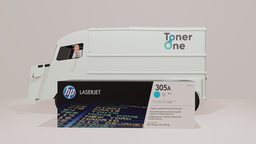 [CE411A|TONER] Genuine HP 305A Standard Capacity Laserjet  Toner Cartridges - CE411A - Cyan