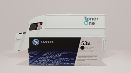 [Q7553A|TONER] HP Genuine Q7553A 53A Black Toner Cartridge M2727 mfp P2014 P2015 - New