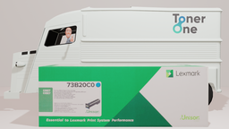 [73B20C0|TONER] High Capacity Lexmark 73B20C0 Toner Cartridge - Cyan