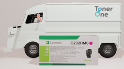 [C232HM0|TONER] High Capacity Lexmark C232HM0 Toner Cartridge (Return Program) - Magenta