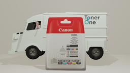 [PGI-580/CLI-581|INK] Canon Original PGI-580 PGBK, CLI-581 (C/M/Y/BK) Ink Cartridge - Black (Pack of 5), Packaging May Vary (copy)