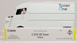 [C-EXV49Y|TONER|B--] Genuine Canon C-EXV49Y Toner Cartridge - Yellow (copy)