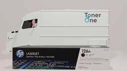 [CE310AD|TONER|B--] Genuine HP 126A Standard and Dual Pack Laserjet Toner Cartridge - CE310A | CE310AD - Black (copy)