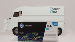[Q6001A|TONER|B--] HP 124A Standard Laserjet Toner Cartridge - Q6001A - Cyan