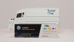 [CF371AM|TONER|B--] Genuine HP 128A Tripack Laserjet Toner Cartridges -CF371AM - Tri-color (copy)