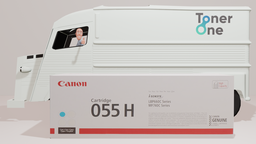 [055H CYAN|TONER|B--] Genuine High Capacity Canon 055H oner Cartridge - Cyan (copy)